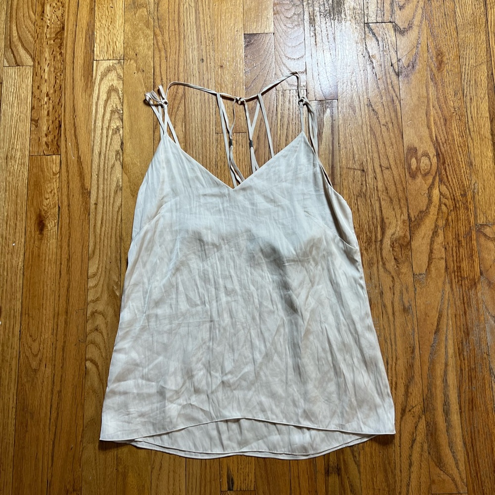 Barbara Bui Cream Asymmetrical Camisole